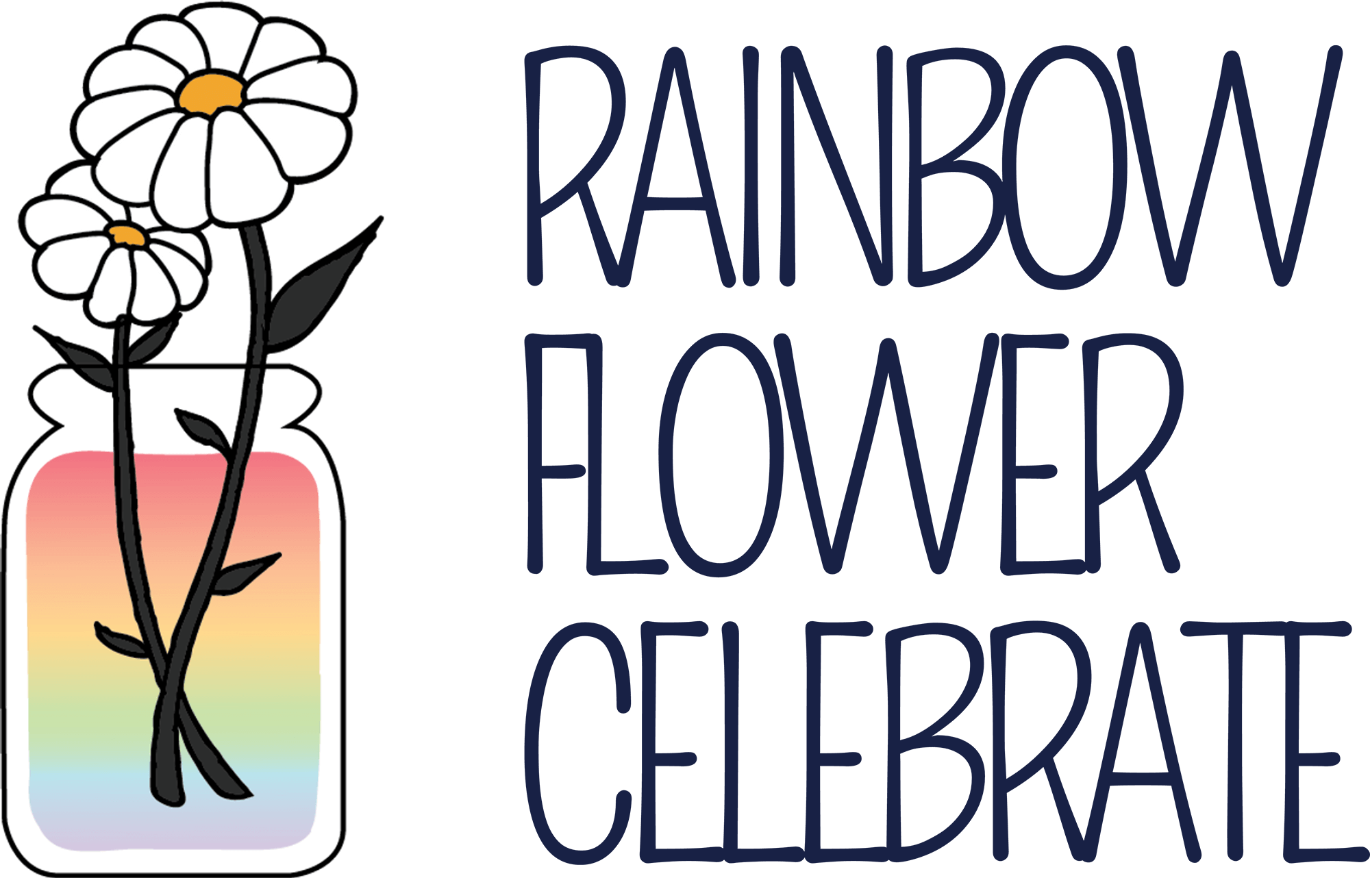 Rainbow Flower Celebrate